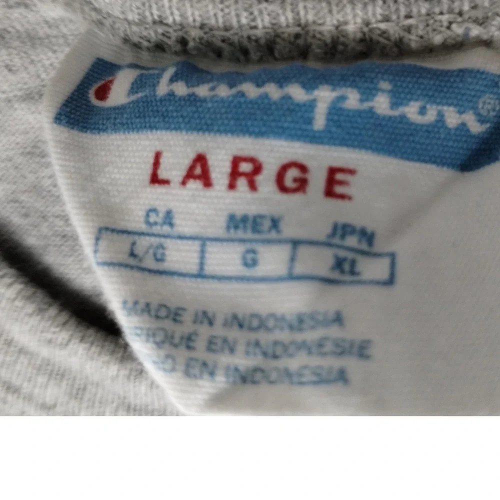 Champion T-Shirt Crew Neck Short Sleeve Everyday‎ Casual Top Large - Picture 2 of 6